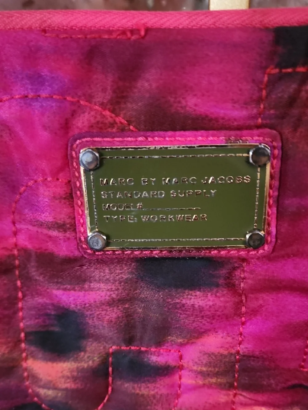 Marc by Marc Jacobs Large Quilted Nylon Laptop Sleeve 13” Pink iPad Case
